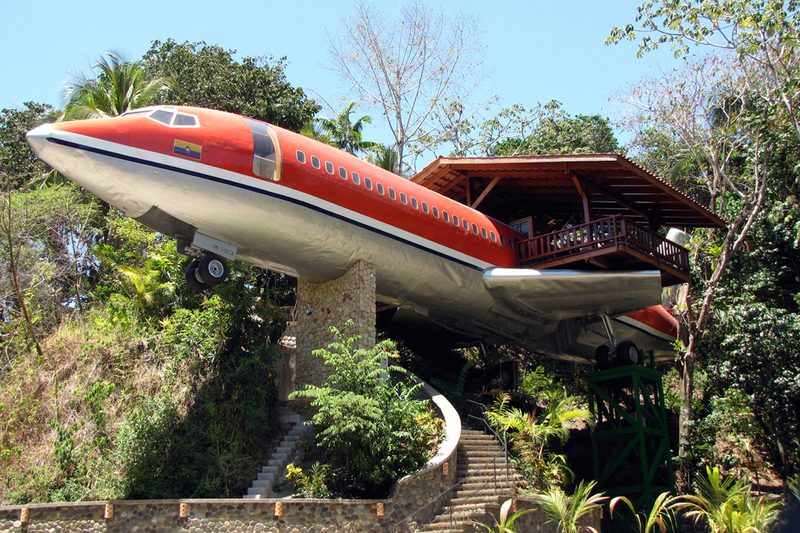 727 Airplane Jungle Fuselage in Costa Rica