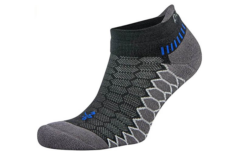 Balega Silver Antimicrobial No-Show Compression-Fit Running Socks