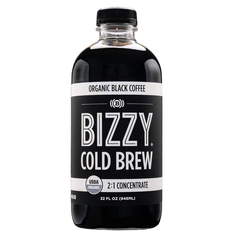 Bizzy Cold Brew Concentrate Organic Black Coffee.