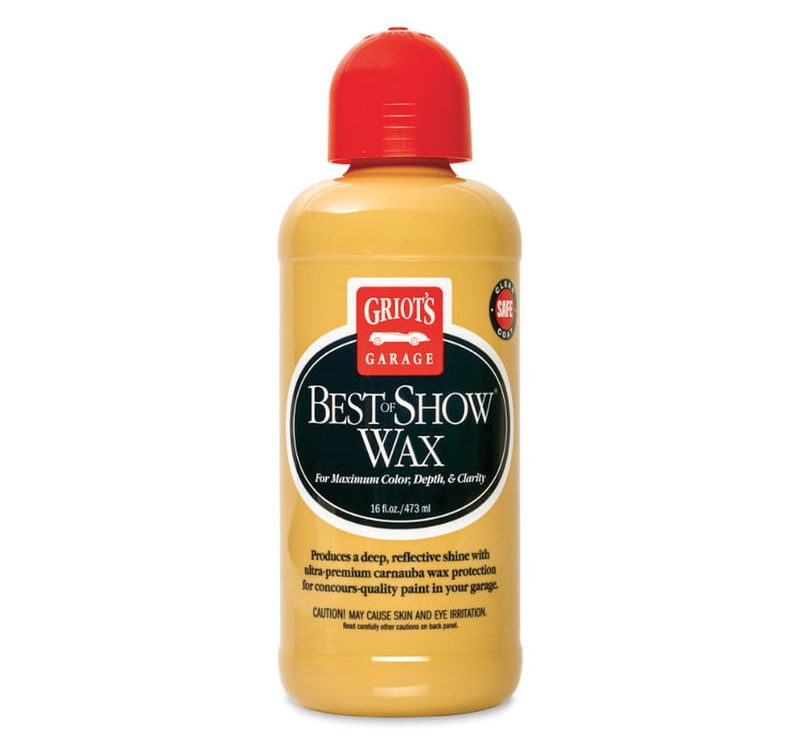 Griot’s Garage Best of Show Wax in a bottle.
