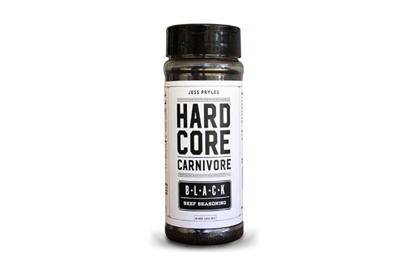 The Hard Core Carnivore Black Beed Seasoning has an activated charcoal in its rub to give your meat a deeply seared look.