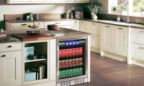 level up with newair 24 inch mini beverage fridge 177 can