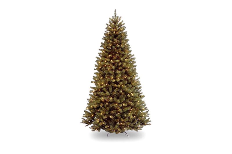 Seven-Foot Pre-Lit North Valley Spruce Artificial Christmas Tree