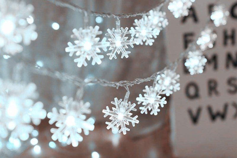 Snowflake String Lights