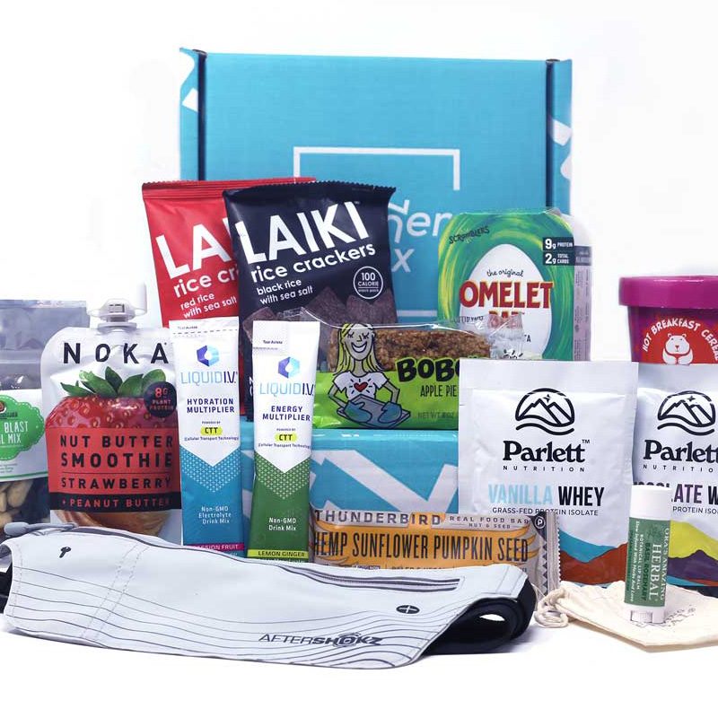 The RunnerBox Monthly Subscription Box.