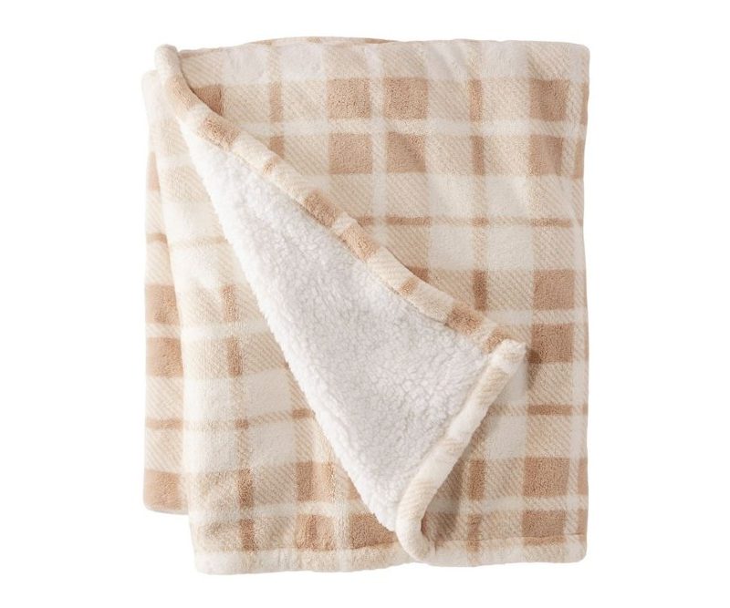 L.L.Bean Wicked Plush Sherpa Throw.