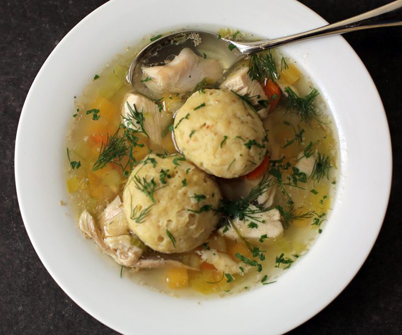 Andrew Zimmern matzo ball soup