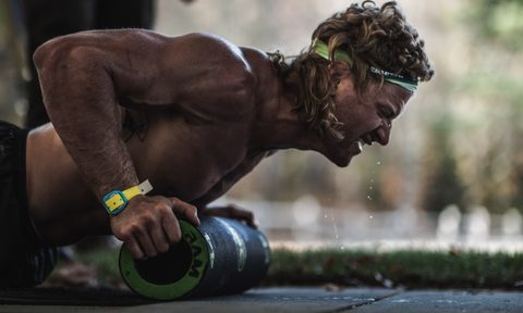 Man doing pushups
