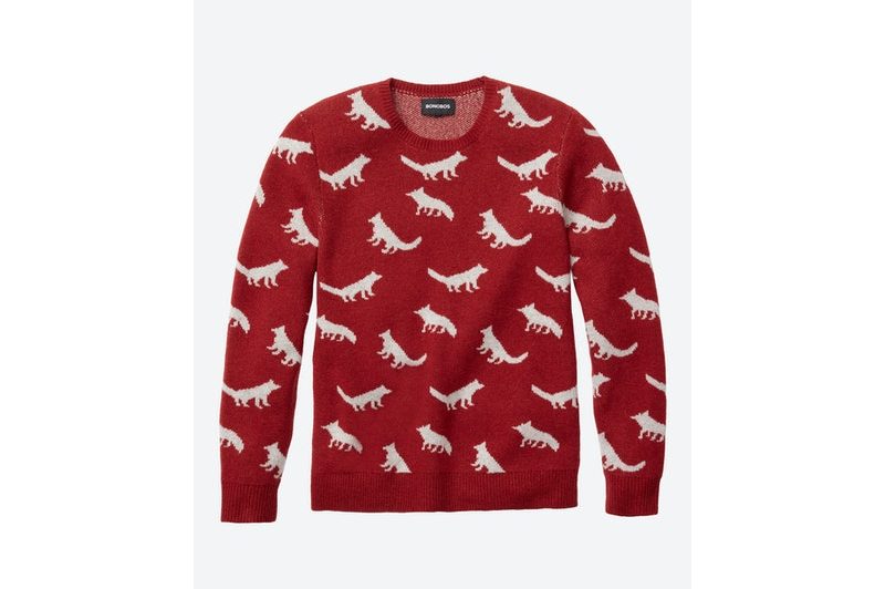 Bonobos Fox Crew Neck Sweater