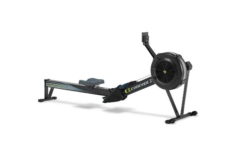 The Concept2 Model D Rowing Machine on white background.