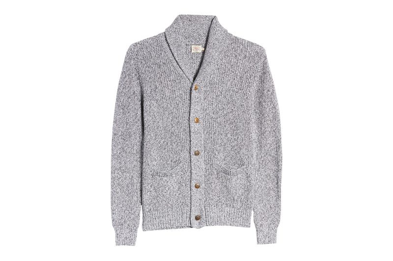 Faherty Marled Cotton and Cashmere Cardigan