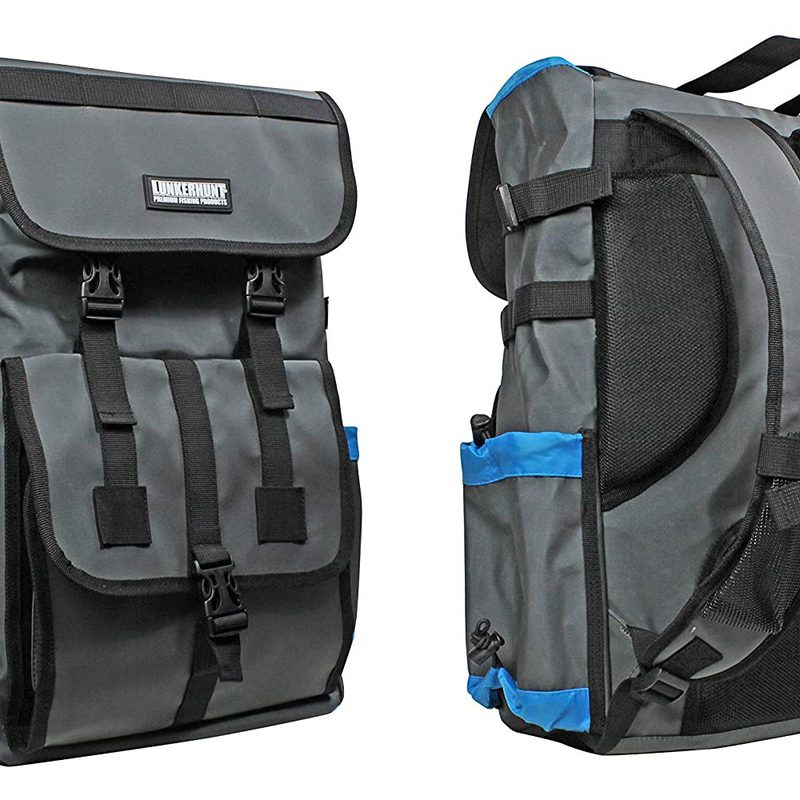 Lunkerhunt LTS Tackle Backpack on a white studio background.
