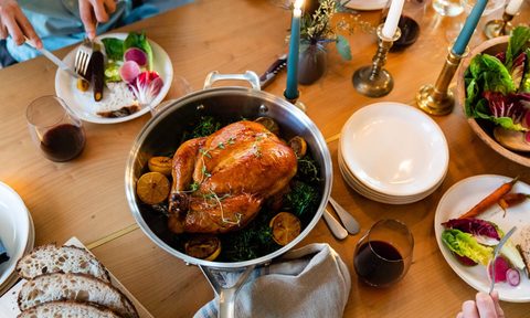 proclamation goods kitchen cookware exclusive promo code offer carbon stainless duo pot turkey dinner