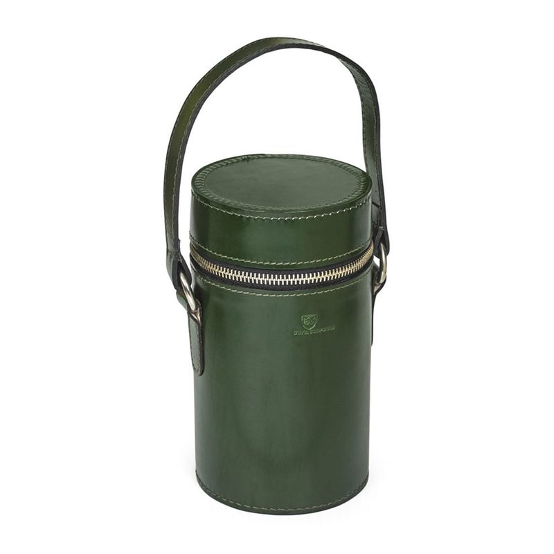 Scully and Scully Leather Flask Set.