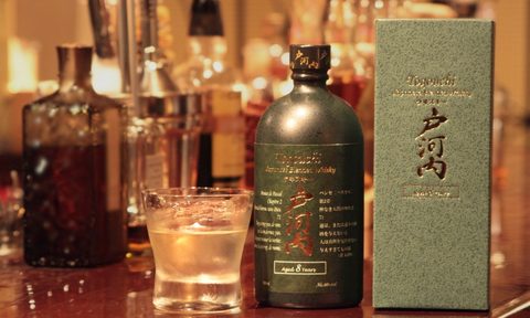 Togouchi Whiskey Bottle and Glass