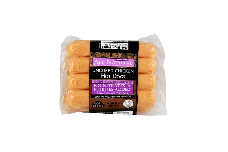 Trader Joe's Chicken Hot Dogs Package