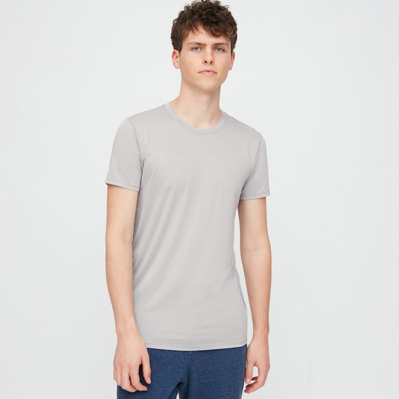 Uniqlo Airism Crew Neck Short-Sleeve T-Shirt