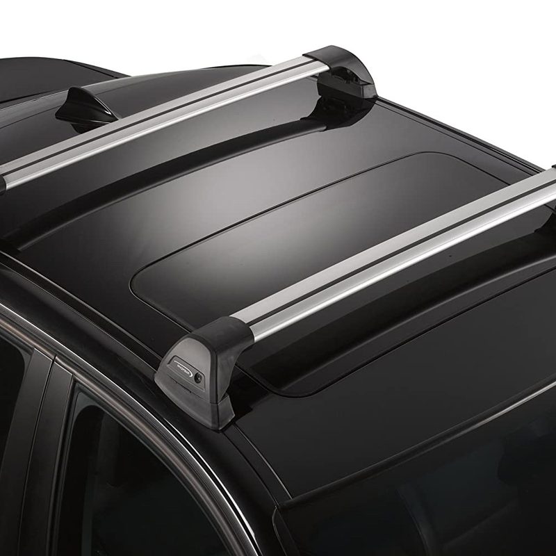 Yakima Whispbar Flushmount Roof Rack System on a white background.