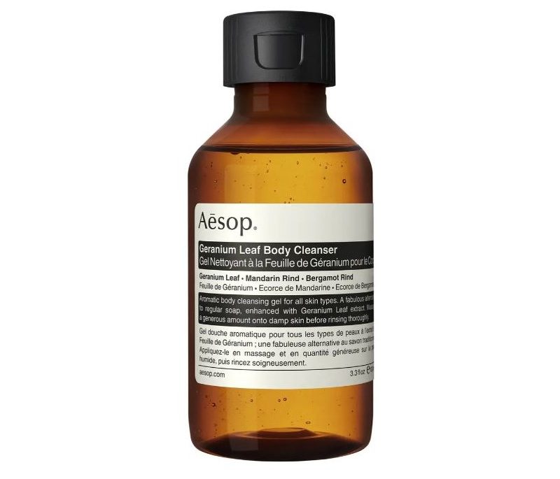 Aesop geranium leaf body cleanser