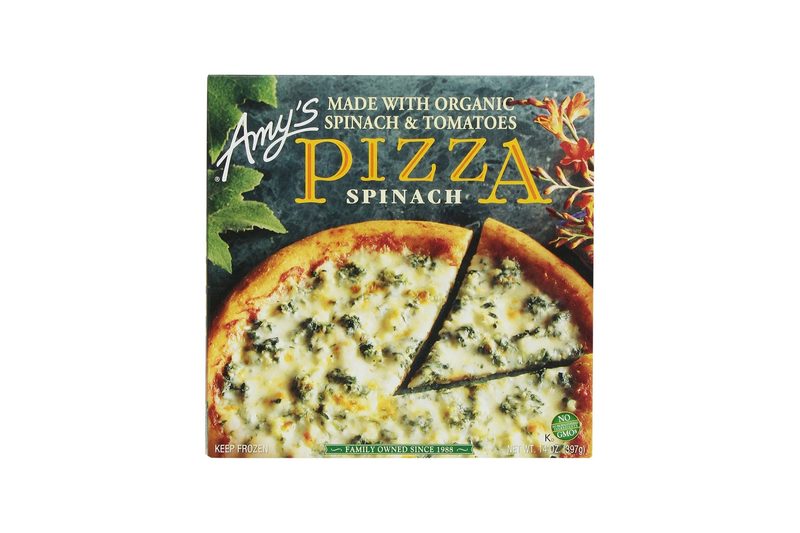 Amy's Organic Spinach Pizza Box