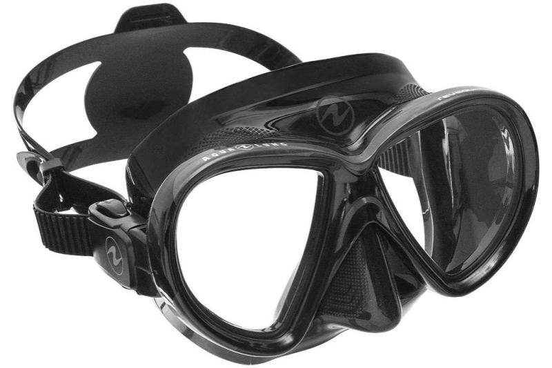 Aqua Lung Reveal X2 snorkel mask in all-black.