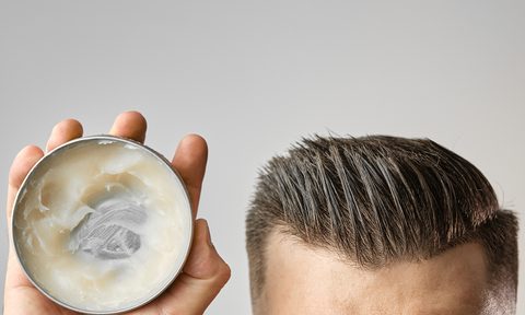 Man with pomade