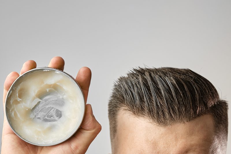 Man with pomade