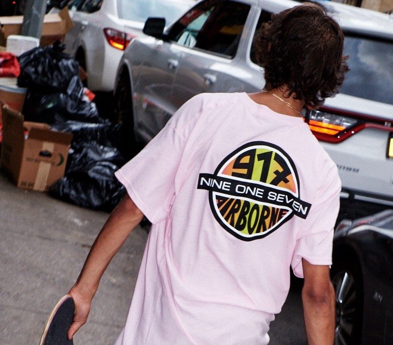 Man wearing Call Me 917 shirt