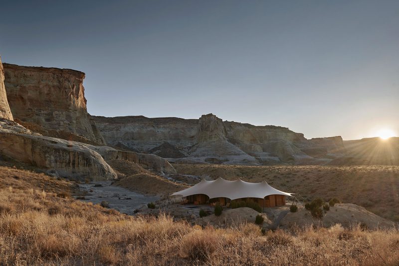 Camp Sarika at Amangiri Resort in Canyon Point, Utah