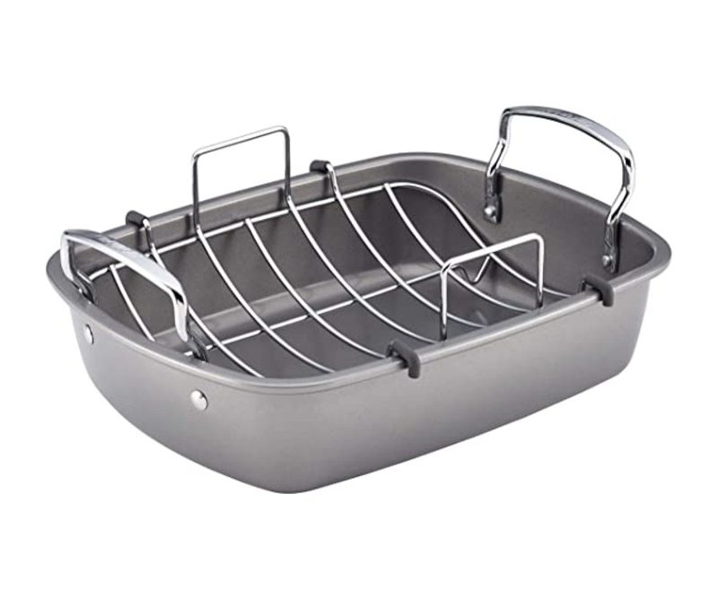 Product image of the Circulon Nonstick Roasting Pan/Roaster with Rack.