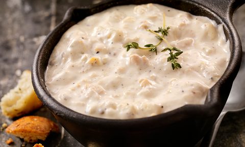 New England-style Clam chowder