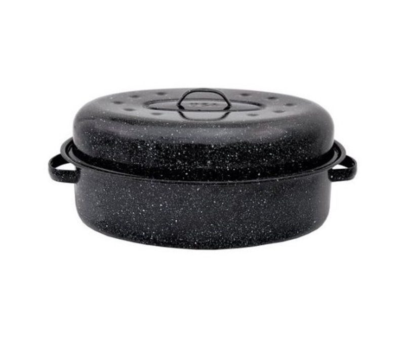 Product image of the Columbian Home Products 18" Black Oval Roaster.