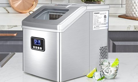 best ice makers countertop 40 lb  daily production freestanding clear maker