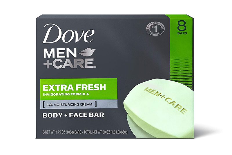 Dove men's bar soap.