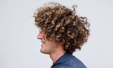Man with curls