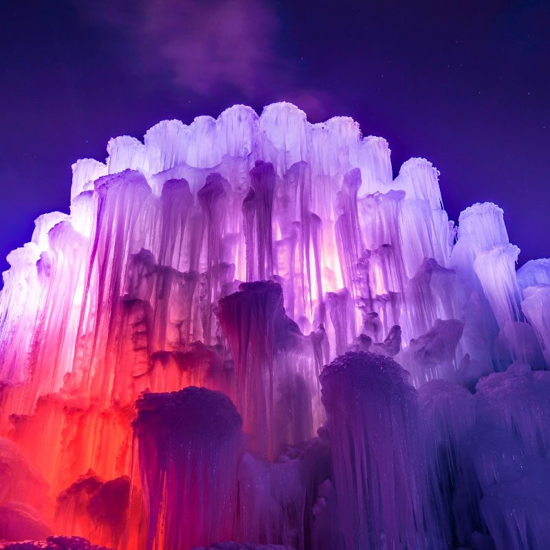 Ice Castles in Dillon, Colorado