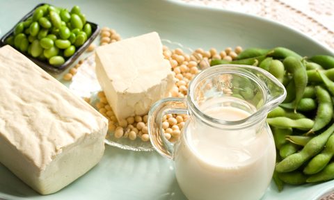 tofu and edamame.