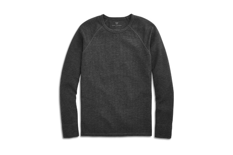 Mack Weldon WARMKNIT Waffle Long Sleeve Crew