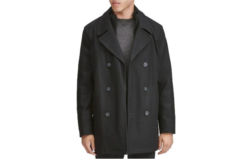 Marc New York Burnett Wool-Blend Peacoat