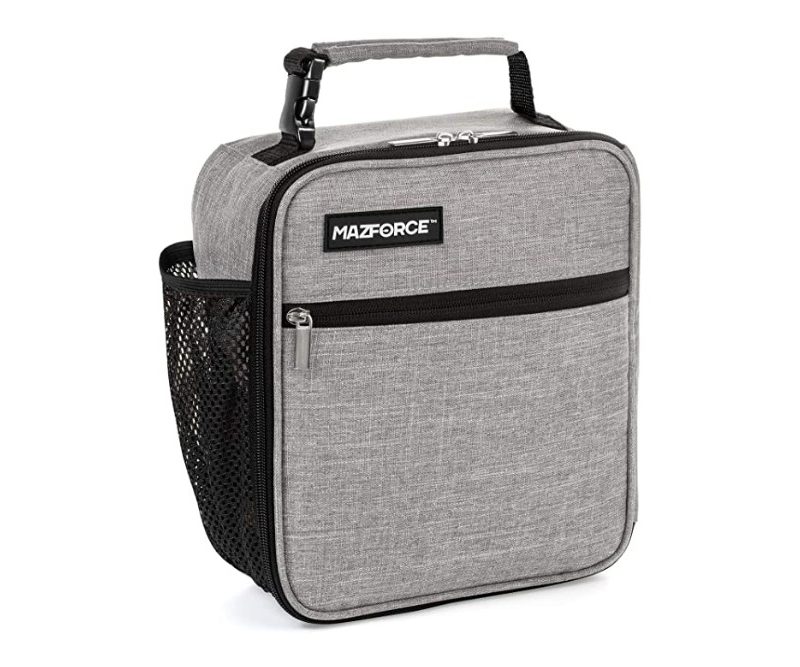 This Mazforce Original Insulated Lunch Bag Insulated Lunch Box features a simple and straightforward design with this tough oxford fabric exterior.