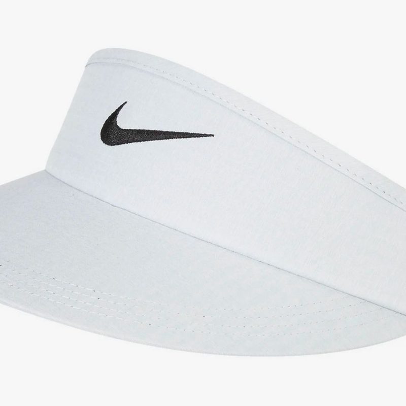 A white visor from Nike.