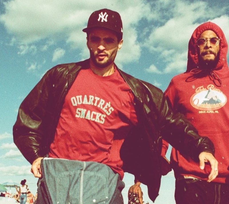 Two men wearing Quartersnacks