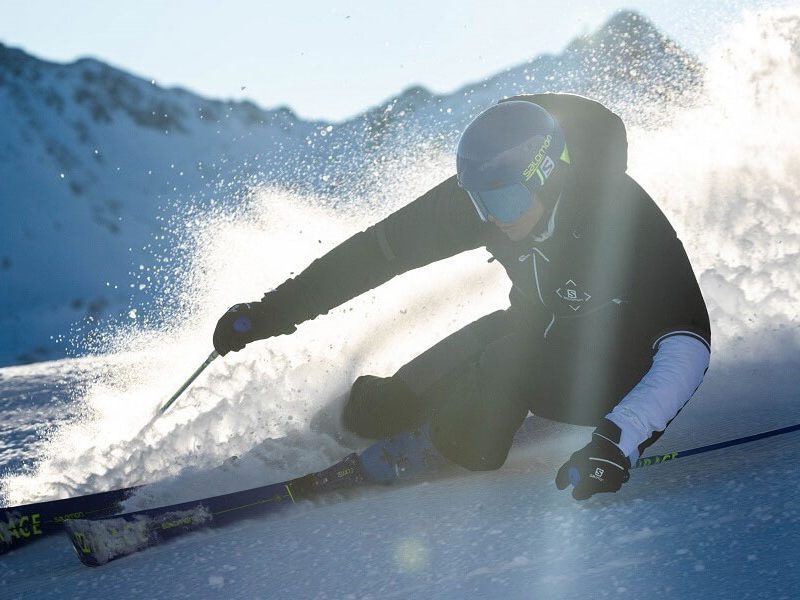 Salomon downhill skis