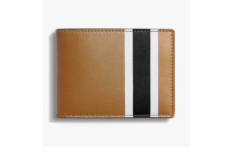 Shinola Striped Slim Bifold Wallet