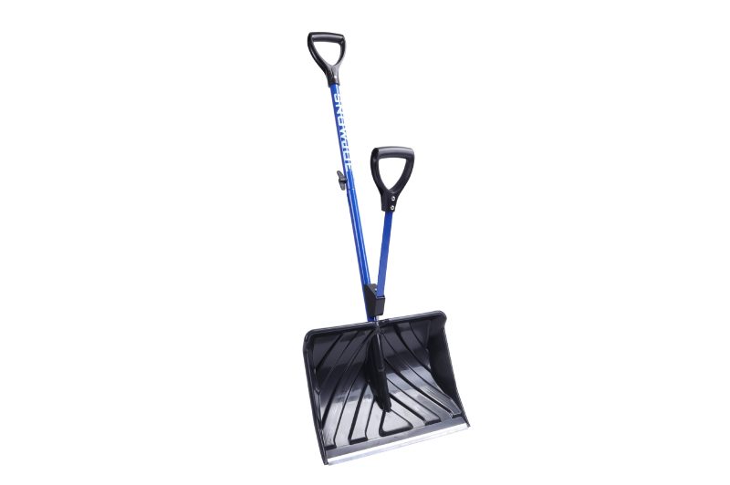 A Snow Joe Shovelution on white background.