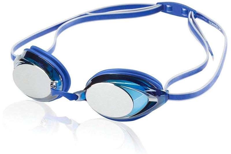Speedo Vanquisher 2.0 with UVA lenses in Blue.