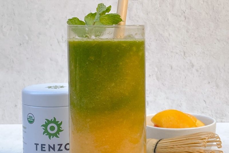 Tenzo Matcha Peach Daiquiri Mocktail