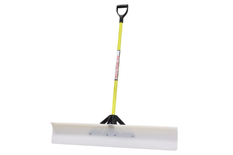 The Snowplow Snow Pusher on white background.