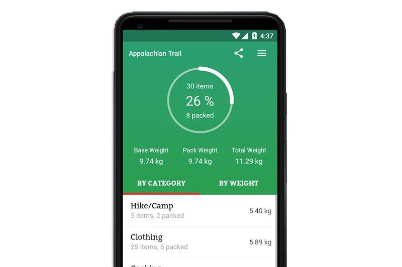 TrekPack Packing App