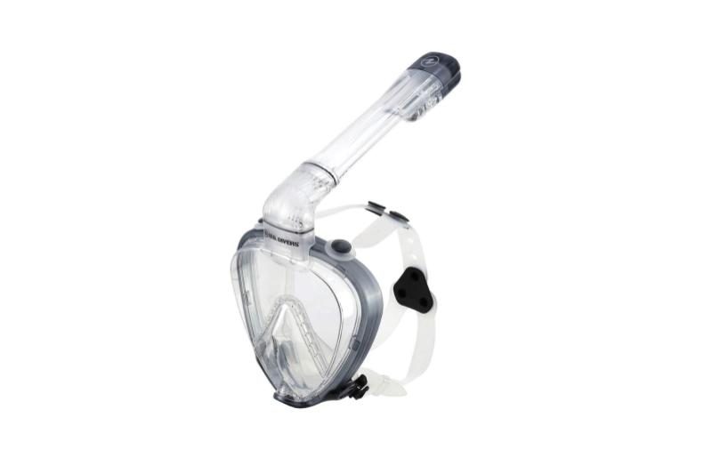 U.S. Divers AirGo Purge LX full-face snorkel mask.